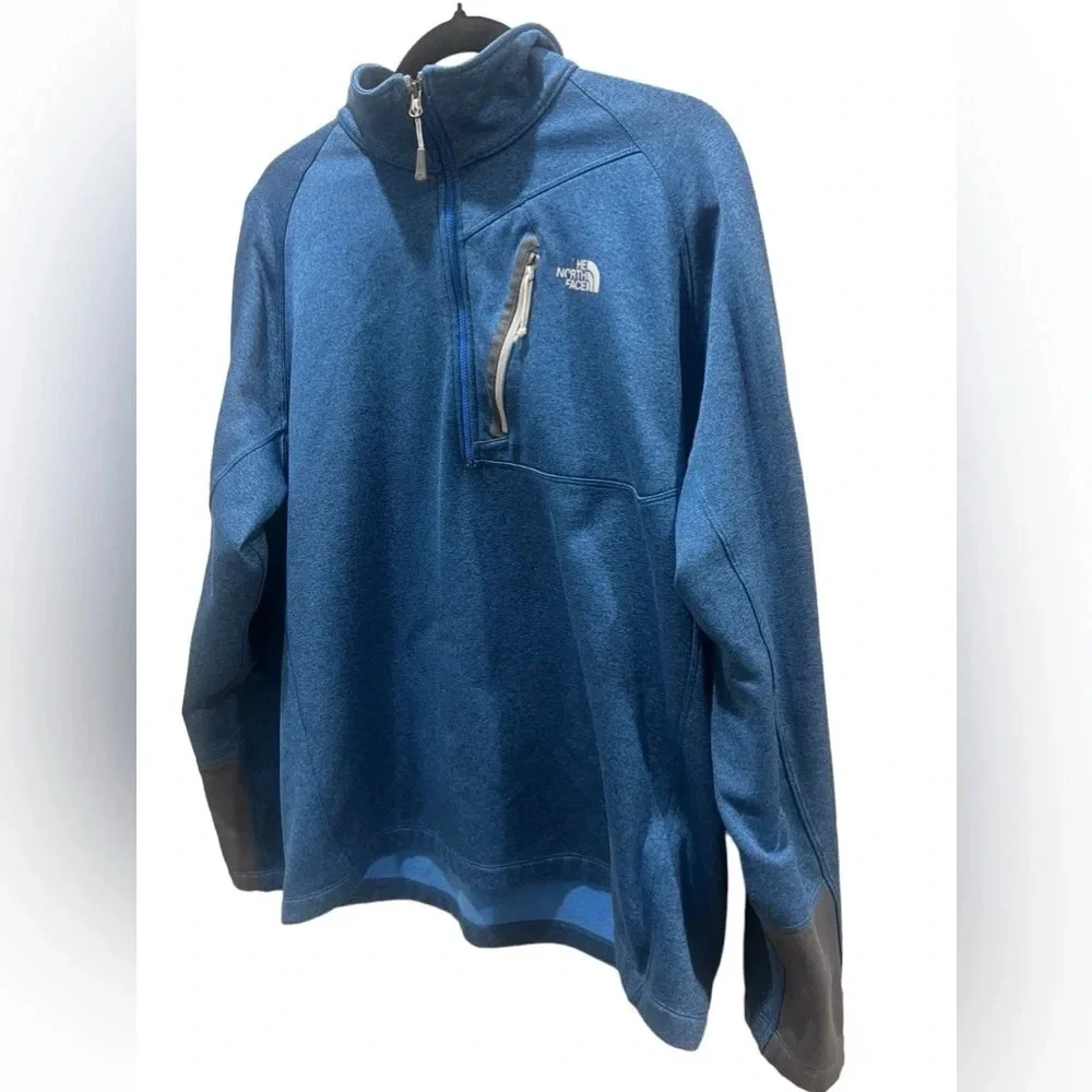 Men’s size XL north face quarter zip- letters are peeling a little as shown